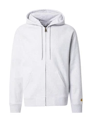 Carhartt WIP Sweatjacke Chase hellgrau