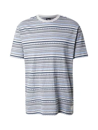 T-Shirt 'Chop Chop' hellblau / grau / schwarz / wei
