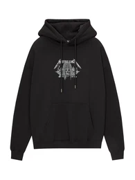 Sweatshirt grau / schwarz / wei