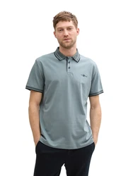 TOM TAILOR Poloshirt navy/trkis