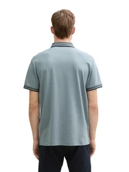 TOM TAILOR Poloshirt navy/trkis