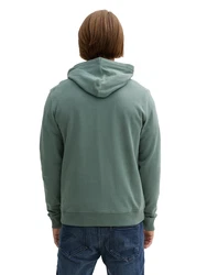 TOM TAILOR Sweatshirt jade/offwhite