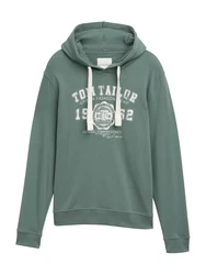 TOM TAILOR Sweatshirt jade/offwhite
