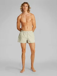 Calvin Klein Swimwear Badeshorts greige/weiß