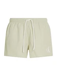 Calvin Klein Swimwear Badeshorts greige/weiß