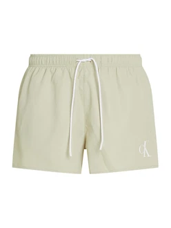 Calvin Klein Swimwear Badeshorts greige/weiß