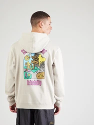 Iriedaily Sweatshirt 'Differ Normal' braun/gelb/greige/eosin
