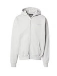 Pegador Sweatjacke Logo Oversized Zip Hoodie hellgrau