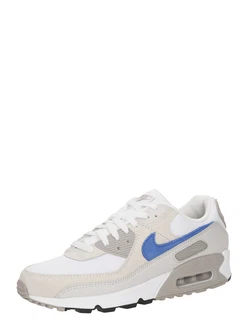 Nike Sportswear Sneaker 'AIR MAX 90' hellbeige/dunkelbeige/royalblau/weiß