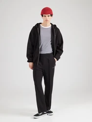 Pegador Sweatjacke Logo Oversized Zip Hoodie grau/schwarz
