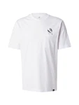 ADIDAS SPORTSWEAR Funktionsshirt 'Lounge Slides' schwarz/weiß ADIDAS SPORTSWEAR Funktionsshirt 'Lounge Slides' schwarz/weiß