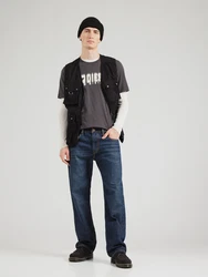 DIESEL T-Shirt 'T-ADJUST-Q7' anthrazit/weiß