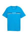 TOM TAILOR DENIM T-Shirt marineblau/azur/weiß
