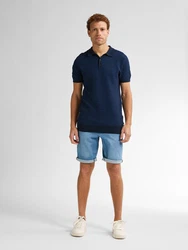 Petrol Industries Poloshirt Oceanstone marine/royalblau