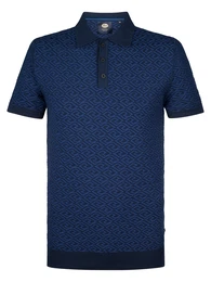 Poloshirt 'Oceanstone' marine / royalblau