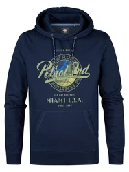 Petrol Industries Sweatshirt 'Biscuit' blau/navy/grün