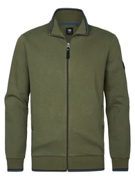 Sweatjacke 'Sunrise' oliv