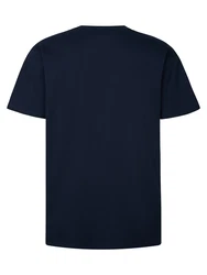 Petrol Industries T-Shirt 'Reefside' nachtblau/weiß