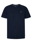 Petrol Industries T-Shirt 'Reefside' nachtblau/weiß