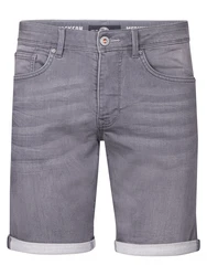 Petrol Industries Jeansshorts Five-Pocket Style grau