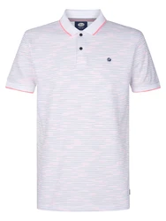 Petrol Industries Poloshirt 'Drift' blau/pink/weiß