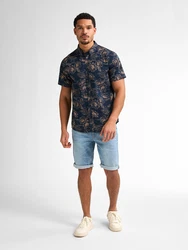 Petrol Industries Hemd Oceanpark beige / navy