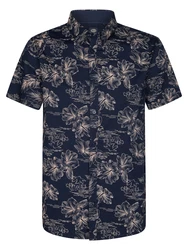 Petrol Industries Hemd Oceanpark beige / navy