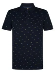 Petrol Industries Poloshirt 'Palmview' navy/grün