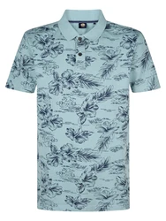 Petrol Industries Poloshirt 'Shellway' opal/dunkelblau
