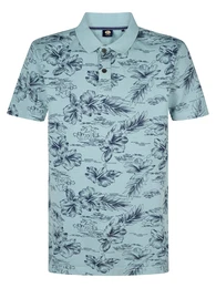 Poloshirt 'Shellway' opal / dunkelblau