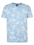 Petrol Industries T-Shirt Crestview hellblau/weimeliert