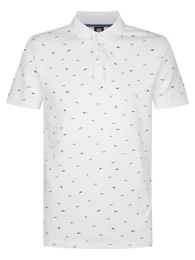 Poloshirt 'Palmview' grn / wei