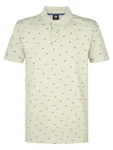 Petrol Industries Poloshirt 'Palmview' khaki/pastellgrün