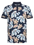 Petrol Industries Poloshirt Tropisches Blau