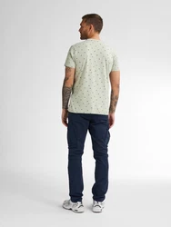Petrol Industries T-Shirt 'Gulfcrest' oliv/pastellgrün/rostrot