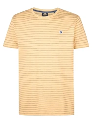 Petrol Industries T-Shirt 'Seabreeze' honig/graumeliert