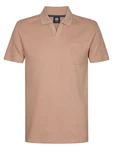 Petrol Industries Poloshirt 'Driftwoodview' beige