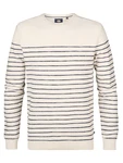 Petrol Industries Strickpullover Pullover Palm schwarz/weiß