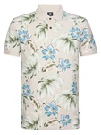 Petrol Industries Poloshirt Tropisches sand/azur/pastellgrün/weiß
