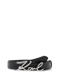 Karl Lagerfeld Gürtel schwarz/silber