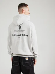 Pegador Sweatshirt CLINTON hellgrau/schwarz