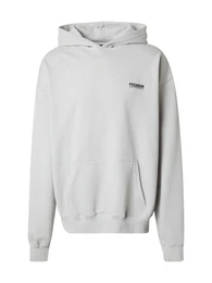 Sweatshirt 'Clinton' hellgrau / schwarz