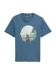T-Shirt opal / hellgrau / smaragd / pastellgrn
