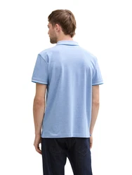 TOM TAILOR Poloshirt saphir/weiß