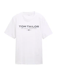 T-Shirt marine / wei