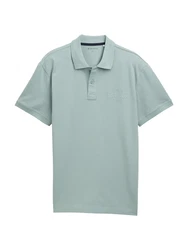 TOM TAILOR Poloshirt pastellblau