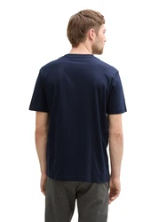 TOM TAILOR T-Shirt blau/marine/weiß