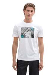 TOM TAILOR DENIM T-Shirt weiß