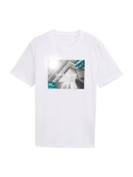 TOM TAILOR DENIM T-Shirt weiß