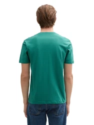 TOM TAILOR DENIM T-Shirt marine/smaragd/weiß